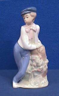 Rex Valencia Spain Porcelain Figurine Sailor Boy w/ Hat  