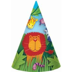  Jungle Animals Party Hats Toys & Games