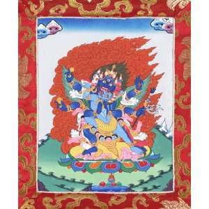  Vajrakilaya Tibetan Buddhist Thangka: Everything Else