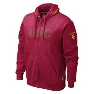  USC Trojans TKO Hooded Sweatshirt (Crimson) Sports 