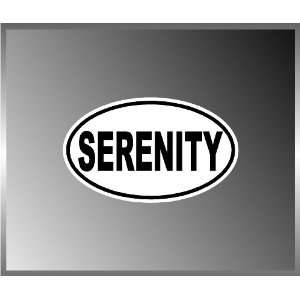 Firefly Shiny Cool Serenity Vinyl Euro Decal Bumper Sticker 3 X 5