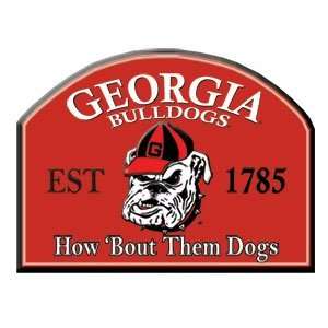    Georgia Bulldogs NCAA Arch Wood TEAMSIGNZ: Sports & Outdoors