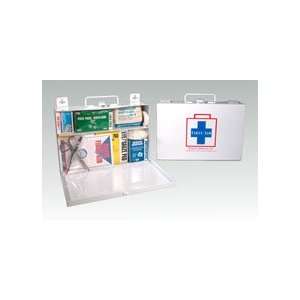  Metal 25 Person First Aid Kit (case w/supplies) Health 