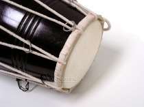 NEW DELUXE AUTHENTIC INDIAN BANJIRA DHOLAK DRUM ~ CORD & RING ~ TWO 