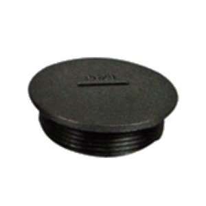  Dome Sealing Plug, PG 13.5, Slotted, Threaded, Black, 10 