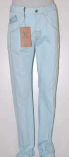 Pantalone Jeans Sportivo EXIGO Celeste Cotone Taglia 48  