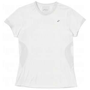  Asics Ladies Hydrology Mesh Knit T Shirts White Large 