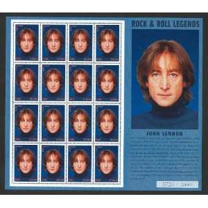  John Lennon Beatles LIMITED EDITION Stamps Ghana 1851 