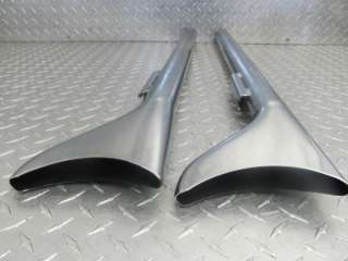 1995 AND UP HARLEY DAVIDSON FLH MODELS FISHTAIL DRAG TIPS EXHAUST PIPE 