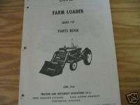 Ford farm loader series 727 Parts book  