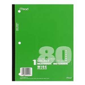  8 Pack MEAD PRODUCTS NOTEBOOK WIRELESS NEATBOOK 80 SHT 