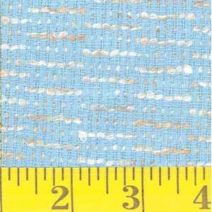  45 Wide Silk Suiting Turquoise/Natural Fabric By The 