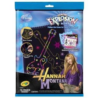 Crayola Hannah Montana Color Explosion scenes to have fun with 