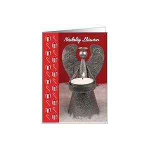  Welsh   Happy Christmas, Candle Angel Card Health 