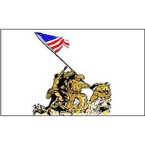   Lot 100 pc Case United States Iwo Jima American Historical Flags 3x5