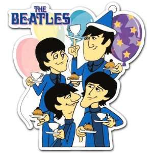  The Beatles Band Cartoon Music Car Bumper Decal Sticker 5 