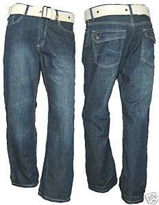 URBAN PIPELINEIndigo FlapLo Rise Jeans & Belt 29x30  