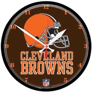    BSS   Cleveland Browns NFL Round Wall Clock 