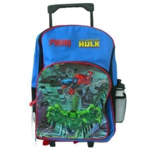   Heroes Hulk Spiderman Backpack with luggage wheels Toys & Games