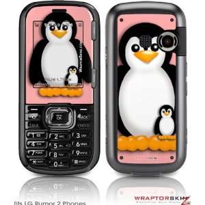  LG Rumor 2 Skin   Penguins on Pink by WraptorSkinz 