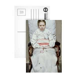  Sick Girl by Christian Krohg   Postcard (Pack of 8)   6x4 