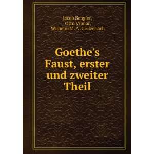   Theil Otto Vilmar, Wilhelm M. A . Creizenach Jacob Sengler Books