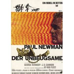 28cm x 44cm) (1967) German Style A  (Paul Newman)(George Kennedy)(J.D 