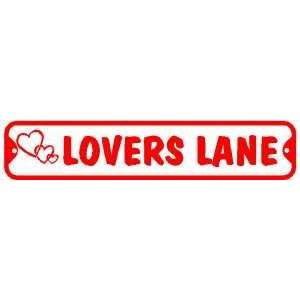  LOVERS LANE sign * street romance valentine