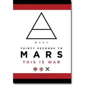  Thirty Seconds to Mars   This is War   Textile Poster 