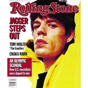  Mick Jagger, 1985 Rolling Stone Cover Poster by Steve 
