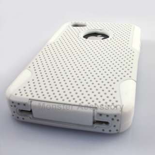 APEX White Hybrid Gel Case Cover For Apple iPhone 4S NEW  
