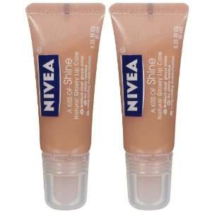 Nivea, A Kiss of Shine, Glossy Lip Care, Seals in Moisture, Natural, 0 