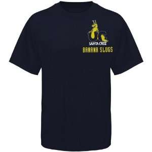  NCAA UC Santa Cruz Slugs Navy Blue Keen T shirt Sports 