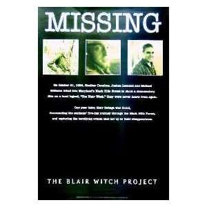  THE BLAIR WITCH PROJECT MOVIE POSTER
