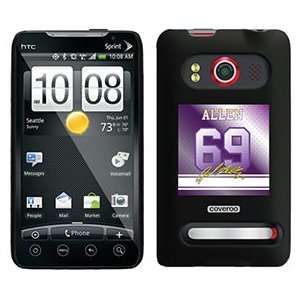  Jared Allen Color Jersey on HTC Evo 4G Case  Players 