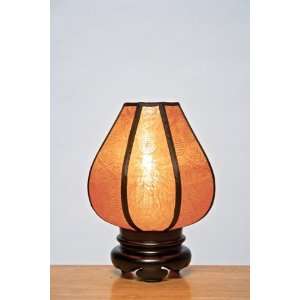  Baby Lotus Silk Table Lamp   Sun Orange