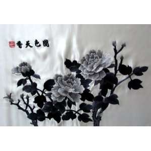    Chinese Silk Embroidery Wall Hanging Flower: Everything Else