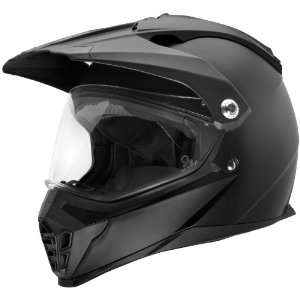 Sparx Nexus Solid Matte Black Motocross Helmet   Color  Black   Size 