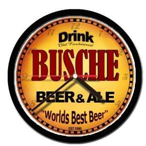  BUSCHE beer and ale cerveza wall clock 