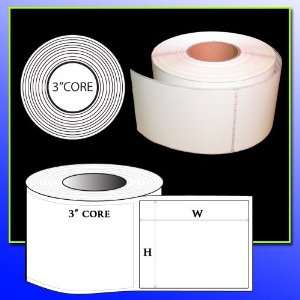  OfficeSmart 4 x 5 Direct Thermal Labels   3 Core 