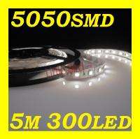5M 300 LEDs 5050 SMD Pure White Flexible LED strip lamp  