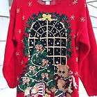 Ugly Christmas Sweater Cats under tree  