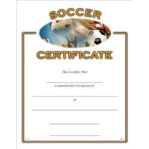    Sports Award Certificates Soccer Certificate