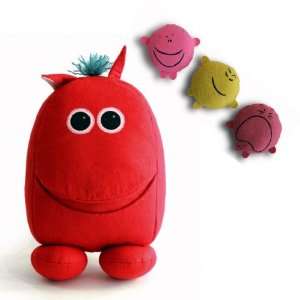    Kimochi Feelings Communication Toy Plush Red Twin Toys & Games
