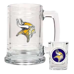  Minnesota Vikings Beer Mug And Shot Glass Boilermaker Set 