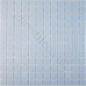  Periwinkle 1 x 1 Blue Eco Glass Mosaic Glossy Glass Tile 