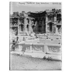 Facade,Temple of the Sun,Baalbek