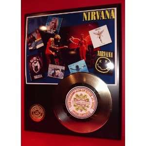 Gold Record Outlet Nirvana 24kt Gold Record Display LTD 