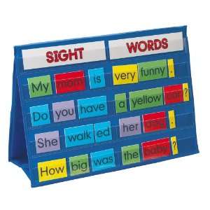  Smethport Tabletop Pocket Chart Sight Words: Toys & Games