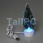 usb christmas tree with bright led twinkling lights desk top